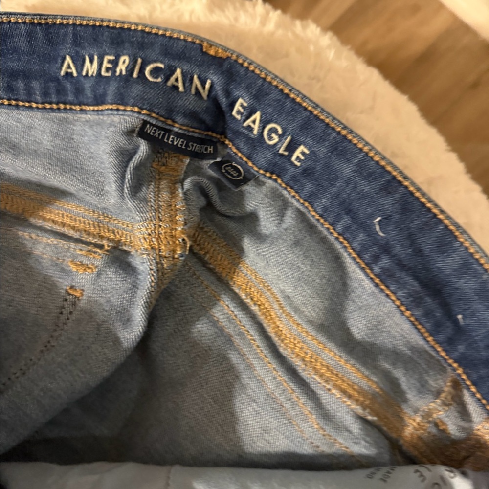 American Eagle Outfitters Dark Blue jegging Jeans - Picture 3 of 4